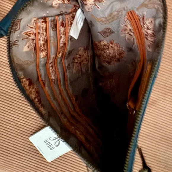 HOBO Blue Leather Wristlet - Picture 3 of 3